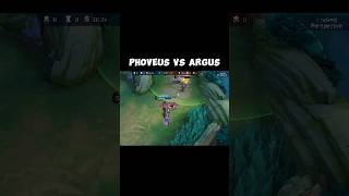 Phoveus vs Argus 😗 #shorts #mlbb #phoveus