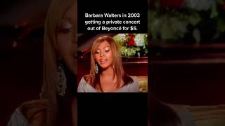 Beyoncé sings for Barbara Walters in Interview #explorepage