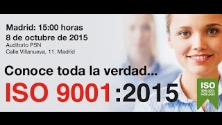 Conoce toda la verdad: ISO 9001:2015 por Tania Marcos