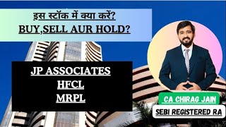 JP Associates, HFCL & MRPL Stock Analysis | Long-Term & Short-Term Targets, Stop Loss & Timeframe