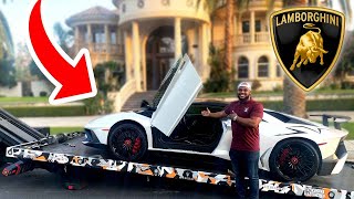 MILLIONAIRE BUYS 2 SUPERCARS IN 1 WEEK! *Lamborghini SV Roadster Delivery*