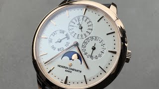 Vacheron Constantin Patrimony Perpetual Calendar (43175/000R-9687) Vacheron Constantin Watch Review