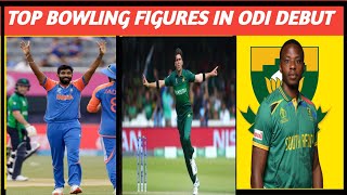 Top 15 best bowling figures on ODI debut \ Best bowling figure on ODI debut / top bowling in odi