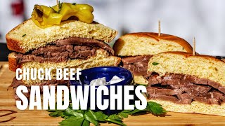 Smoked Chuck Beef Sandwiches | Z Grills