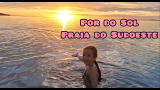 Por do Sol na Praia do Sudoeste - São Pedro da Aldeia - RJ com Maria Helena Imafuku