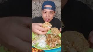 mukbang gado gado plus nasi putih