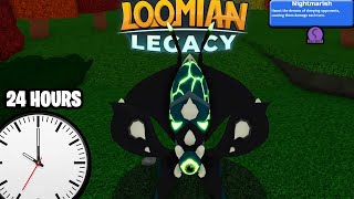 How Lucky Can I GET In 24 HOURS Of Hunting At ROUTE 1? | Loomian Legacy Roblox