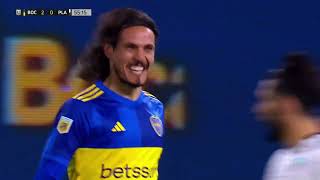 Así fue el GOL de Edison CAVANi BOCA JUNiORS Vs Platense 3-1