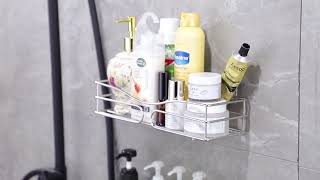 Shower Organization // YIGII Shower Shelf Adhesive KS046 2