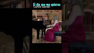 Carlos Gardel - El dia que me quieras / Natalia Bruma piano live session #shorts