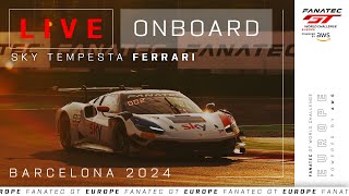 LIVE | Qualifying 1 | Onboard Car #93 | Barcelona | Sky Tempesta Racing | Fanatec GT Europe 2024