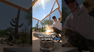 Solar Death Ray vs Twinkie #twinkie #physics