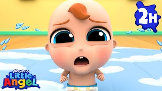 Baby Brother is CRYING!! | Little Angel | Fun Kids Songs | Nursery Rhymes