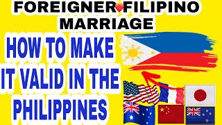 HOW TO MAKE YOUR MARRIAGE ABROAD VALID IN THE PHILIPPINES? #Reportofmarriage