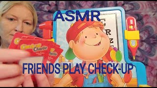 ASMR FRIENDS PLAY CHECK-UP CHARLIE W/KID DOCTOR TOYS #asmrmedical #asmr