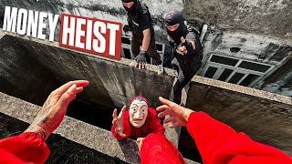 MONEY HEIST vs POLICE in REAL LIFE ll THE ESCAPE 1.0 ll (Epic Parkour Pov Chase)