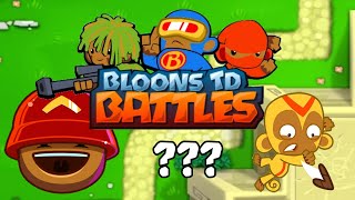 Playing Some Bloons TD Battles. (I suck)