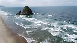 CANNON BEACH DRONE FOOTAGE (4K DJI Mavic Pro)