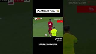 speed misses a penalty at sidemen charity match