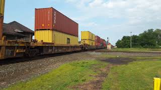 CSX Intermodal With BNSF Power