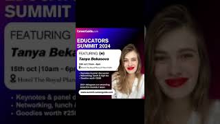 We are thrilled to announce that Tanya Bekasova will attend the EDUCATORS SUMMIT 2024