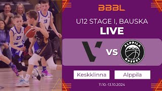 Alppila Basket 2013 vs Kesklinna KK 2013 | BBBL Boys U12