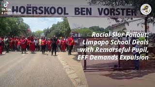 Racial Slur Scandal at Hoërskool Ben Vorster: Outrage Sparks Investigation! EFF Calls for Expulsion