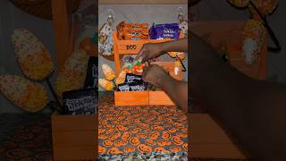 Halloween Snack Bar DIY| Dollar tree finds. #halloween #diy #snacks #mom