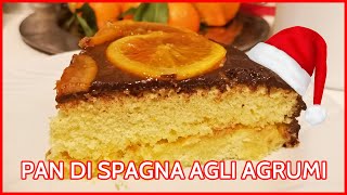 PAN DI SPAGNA AGLI AGRUMI - RICETTE DI NATALE - Agrumi Lenzi