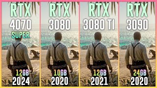 RTX 4070 SUPER vs RTX 3080 vs RTX 3080 TI vs RTX 3090 - Test in 25 Games