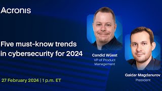 Five Must-Know Trends in Cybersecurity for 2024