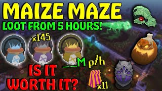 Loot From 5 Hours Of Maize Maze! - Surprising Results