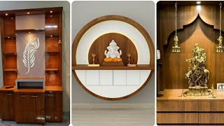 Beautiful Wooden Small Pooja Room Designs Collections