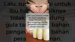 Susu Kedelai untuk Ibu Hamil #menyusui #kesehatanibudananak