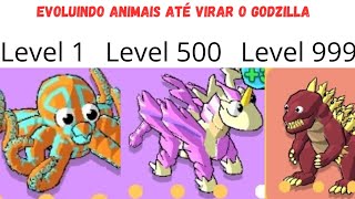 EVOLUINDO ANIMAIS até VIRAR o GODZILLA