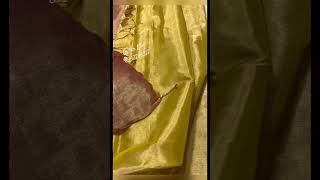 #trending #fashion  #viralvideo Pure Handloom Chanderi Tissue Saree & Fabric/More Ditails 8962296317