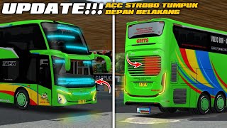 UPDATE!!! ACC KODENAME JB5 SDD FULL STROBO TUMPUK DEPAN BELAKANG BUSSID V4.1