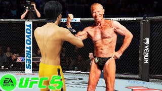 UFC5 Bruce Lee vs. Old Bodybuilder UFC 5 - Super Fight