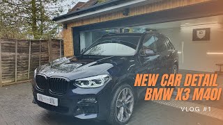 Vlog #1 New Car Detail BMW G01 X3 M40i supplied by TRL Deals