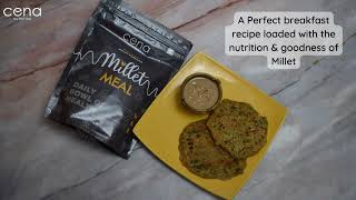 How to make Healthy Millet Chilla in minutes | Using Cena Millet Meal