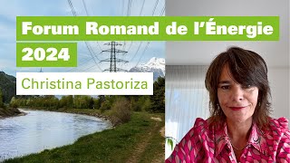 Forum Romand de l’Énergie – Cristina Pastoriza