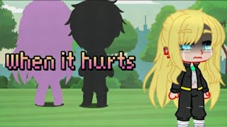 When it hurts😭 || Fem!take au || Gacha Club || mitake(?) || by:Maki_Osamui