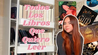 Todos los libros que quiero leer de mi librero 📚✨// Mi TBR físico