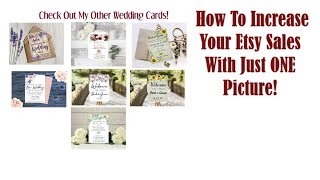 How To Increase Etsy Sales With Just ONE picture!