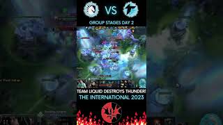 TEAM LIQUID DESTROYS THUNDER! #dota2 #dotawtf #shorts #dota2gameplay #dota2highlight