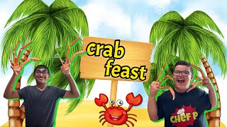 Crab Feast by Chef P and his friend Dean!!!