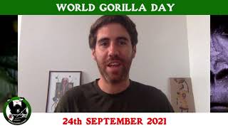 Happy #WorldGorillaDay message from Wildlife Conservation Network (WCN)