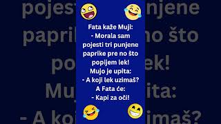 Fata pije lek 😄😄 #smehdosuza #smesniklipovi #zabava #vicevi