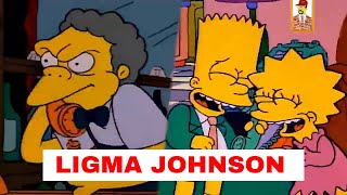 Bart & Lisa Call The Twitter HQ Bar For Ligma Johnson