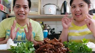 COOKED CHICKEN FEET ADOBO | LUTONG BOHOLANA | MUKBANG | BUSOG SARAP | Che Lagang